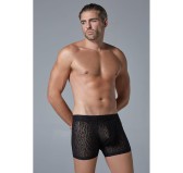 Boxer Dentelle LEOPARD Allure Noir