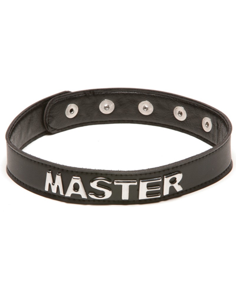 Collier simili Master Noir