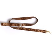 Collier et laisse Darling Pet Bronze 1m