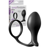 Plug anal Gasm avec cockring 10cm Plug anal Gasm avec cockring 10cm