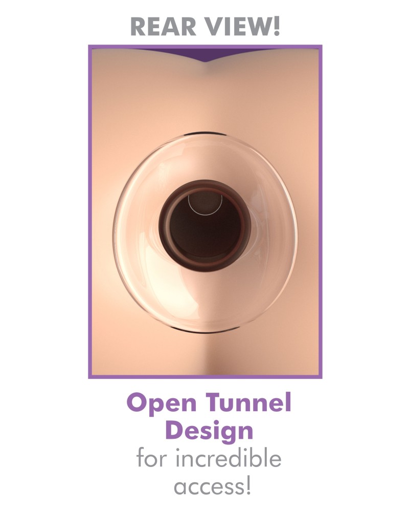 Plug tunnel en verre Beginner 8 x 3.5 cm - Ouverture 2cm