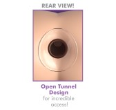 Plug tunnel en verre Beginner 8 x 3.5 cm - Ouverture 2cm Plug tunnel en verre Beginner 8 x 3.5 cm - Ouverture 2cm