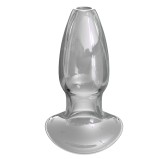 Plug tunnel en verre Large Gaper 9 x 4 cm - Ouverture 2cm