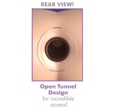 Plug tunnel en verre Mega Gaper 10 x 5.2 cm - Ouverture 3cm Plug tunnel en verre Mega Gaper 10 x 5.2 cm - Ouverture 3cm