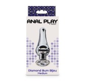 Plug Bijou anal Diamond Bum M 10 x 3.4cm Plug Bijou anal Diamond Bum M 10 x 3.4cm