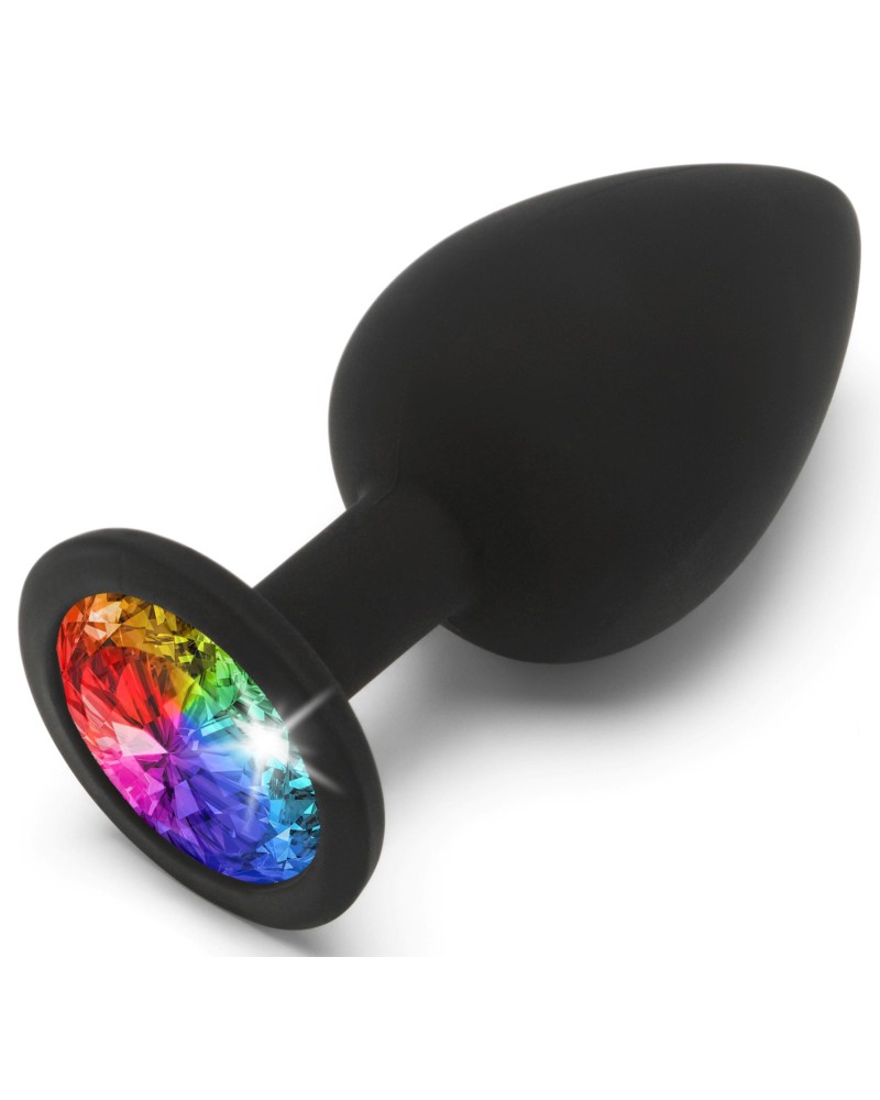 Plug bijou Rainbow L 9 x 4 cm