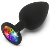 Plug bijou Rainbow L 9 x 4 cm