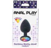 Plug Bijou Rainbow M 7 x 3.5 cm Plug Bijou Rainbow M 7 x 3.5 cm