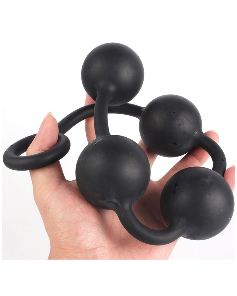 Boules anales en silicone Quarty XL 52 x 6cm