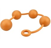 Boules anales en silicone Ass Orange 50 x 5.5cm