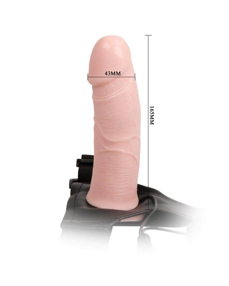 Gode ceinture vibrant Strap-On Hollow 17 x 4.5 cm