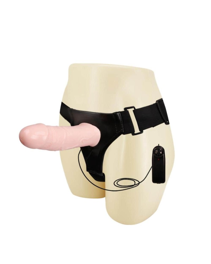 Gode ceinture vibrant Strap-On Hollow 17 x 4.5 cm