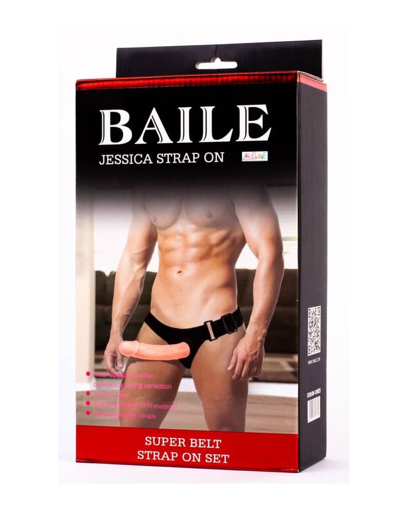 Gode ceinture vibrant Strap-On Men 17 x 4 cm
