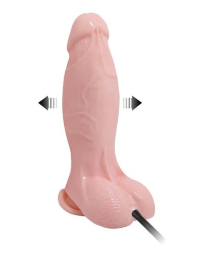 Gode gonflable penis Float 17 x 4cm rose