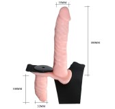 Doubole gode ceinture Vibrant Passionate 16 x 3.5 cm Doubole gode ceinture Vibrant Passionate 16 x 3.5 cm