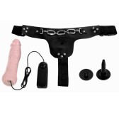 Gode ceinture vibrant Strap-On 14 x 4 cm Gode ceinture vibrant Strap-On 14 x 4 cm