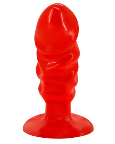 Plug Butt Dick 10 x 3.5cm Rouge