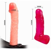 Gode ceinture Strap-On 2 Dildos