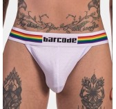 Jockstrap Barcode Pride Blanc