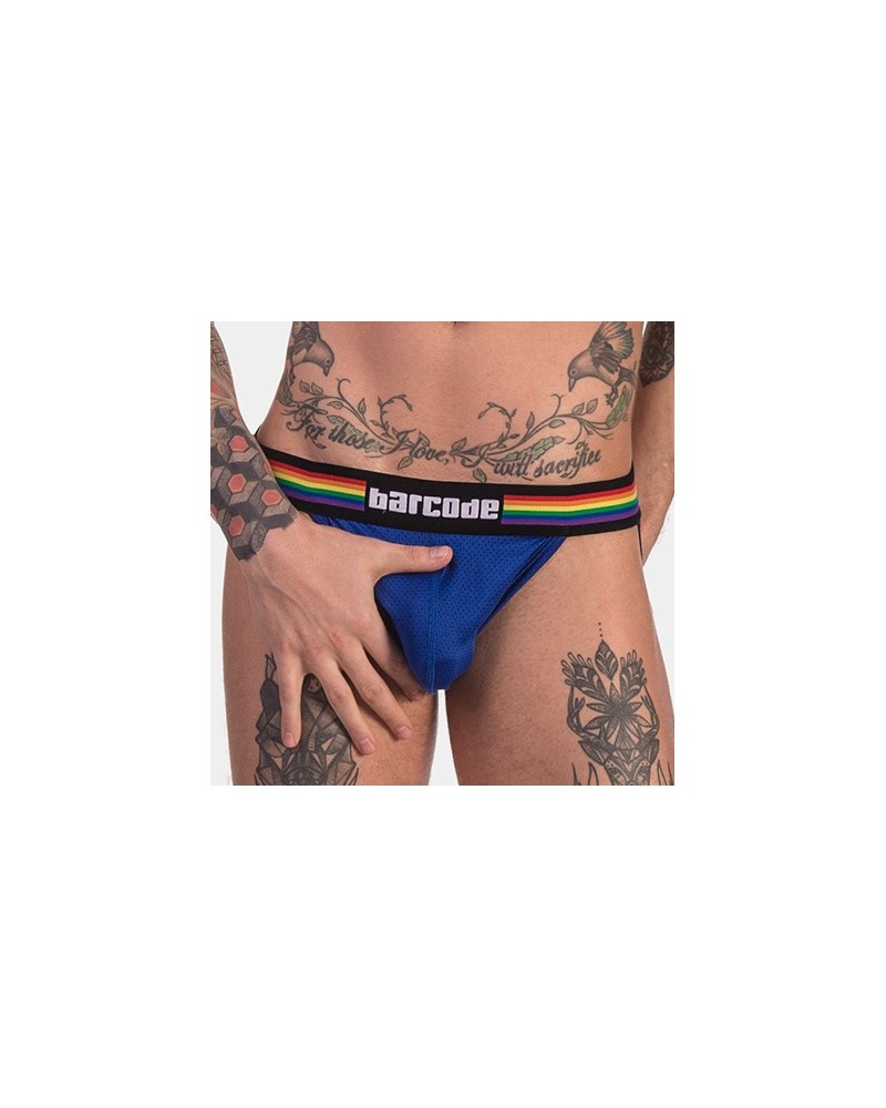 Jockstrap Barcode Pride Bleu