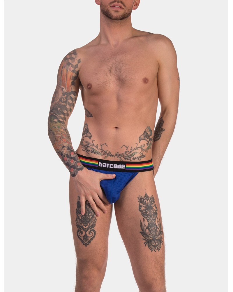 Jockstrap Barcode Pride Bleu