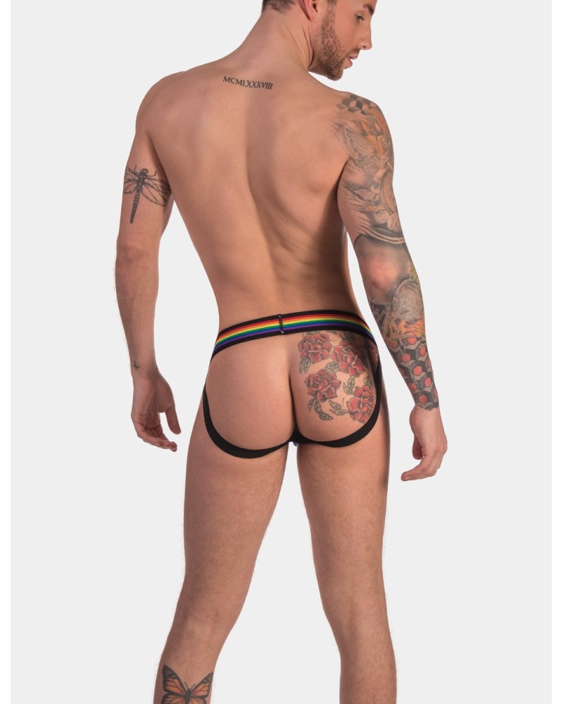 Jockstrap Barcode Pride Bleu