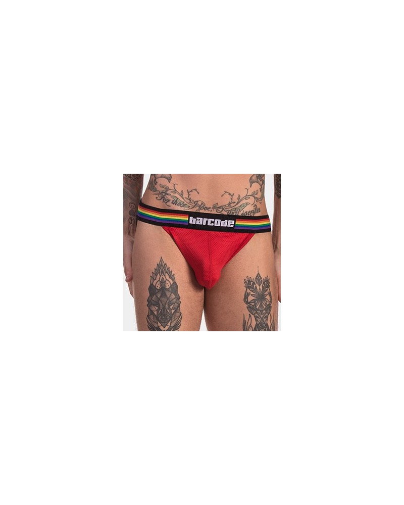 Jockstrap Barcode Pride rouge Jockstrap Barcode Pride rouge