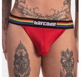 Jockstrap Barcode Pride rouge