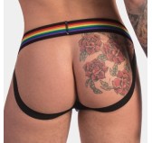 Jockstrap Barcode Pride rouge