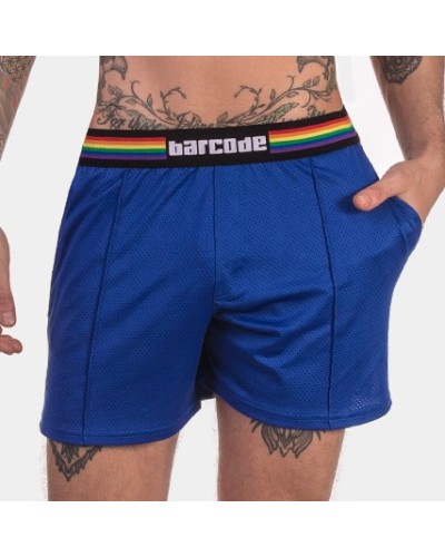 Short Barcode Pride Bleu