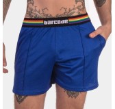 Short Barcode Pride Bleu