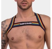 Harnais élastique Barcode pride Noir Harnais élastique Barcode pride Noir