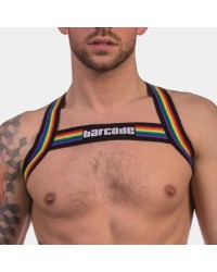 Harnais élastique Barcode Pride Blanc