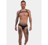 Harnais élastique Barcode pride Noir Harnais élastique Barcode pride Noir