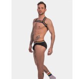 Harnais élastique Barcode pride Noir Harnais élastique Barcode pride Noir