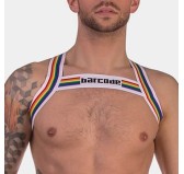 Harnais élastique Barcode Pride Blanc