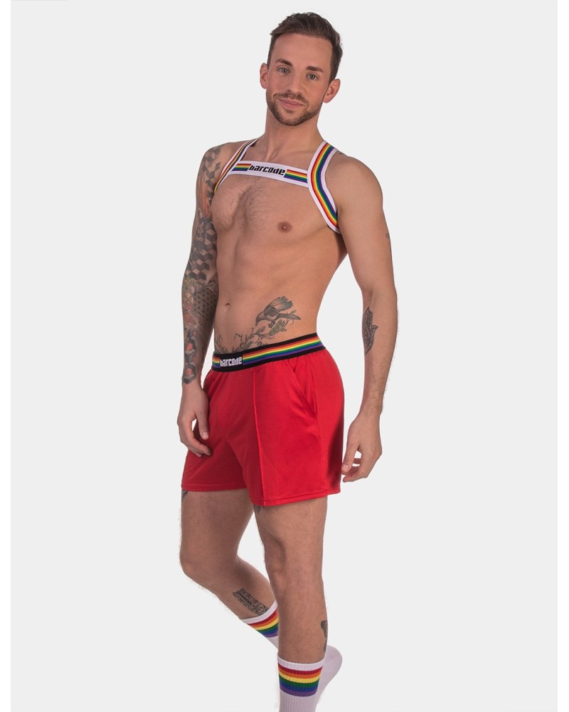 Harnais élastique Barcode Pride Blanc