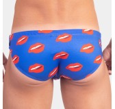 Slip de bain KISS Bleu