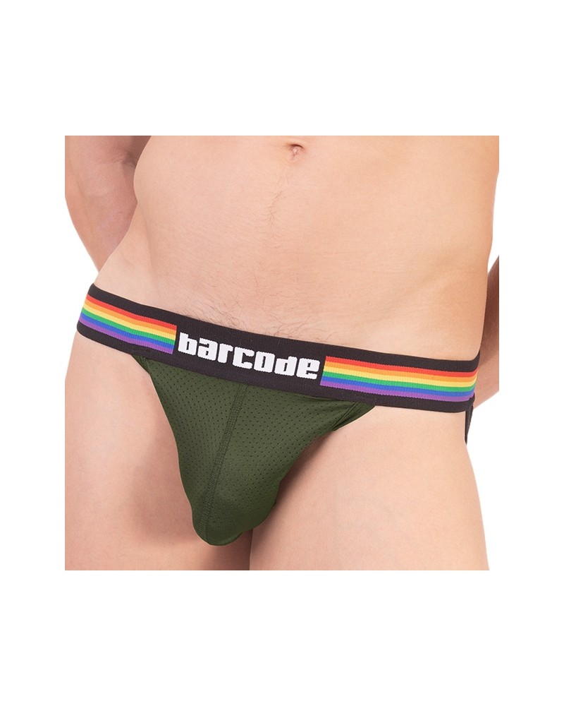 Jockstrap Barcode PRIDE Kaki