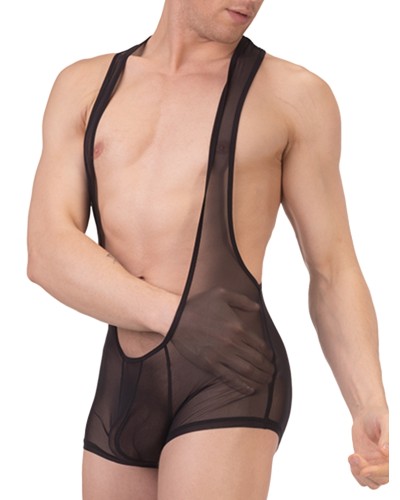 Singlet transparent RAGNAR Noir