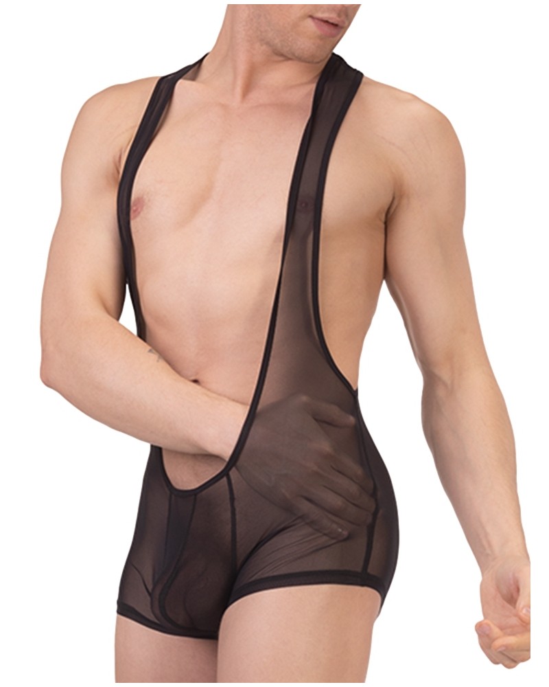 Singlet transparent RAGNAR Noir