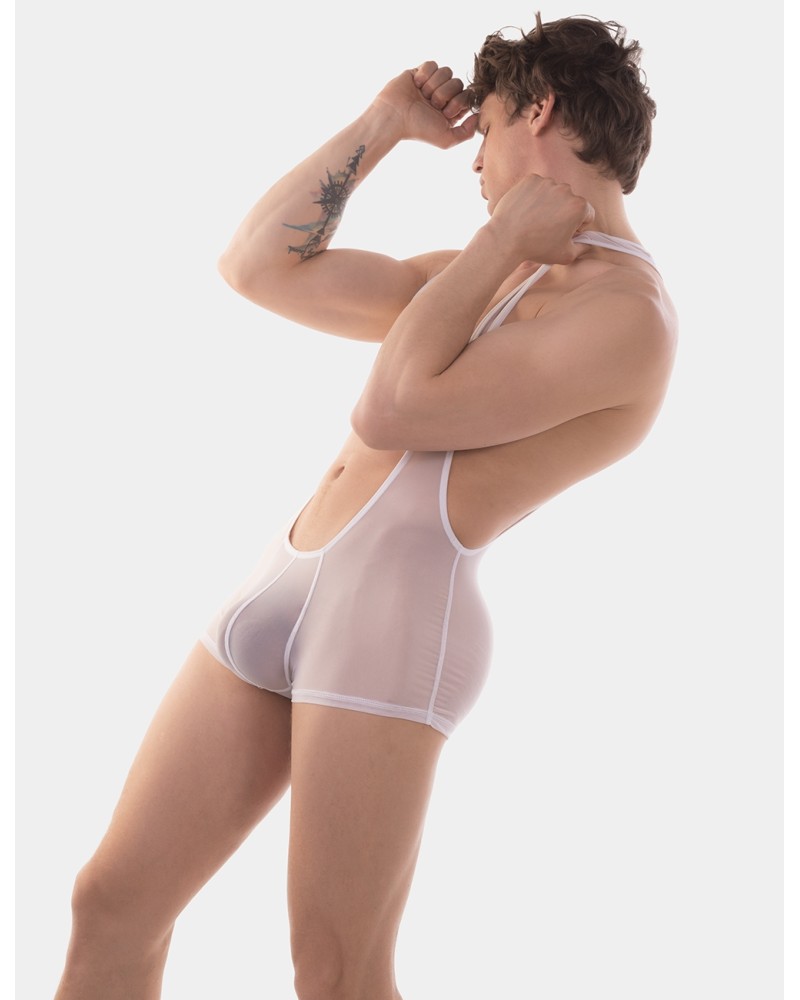 Singlet transparent RAGNAR Blanc
