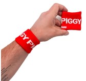 Bandeaux de poignets PIGGY x2