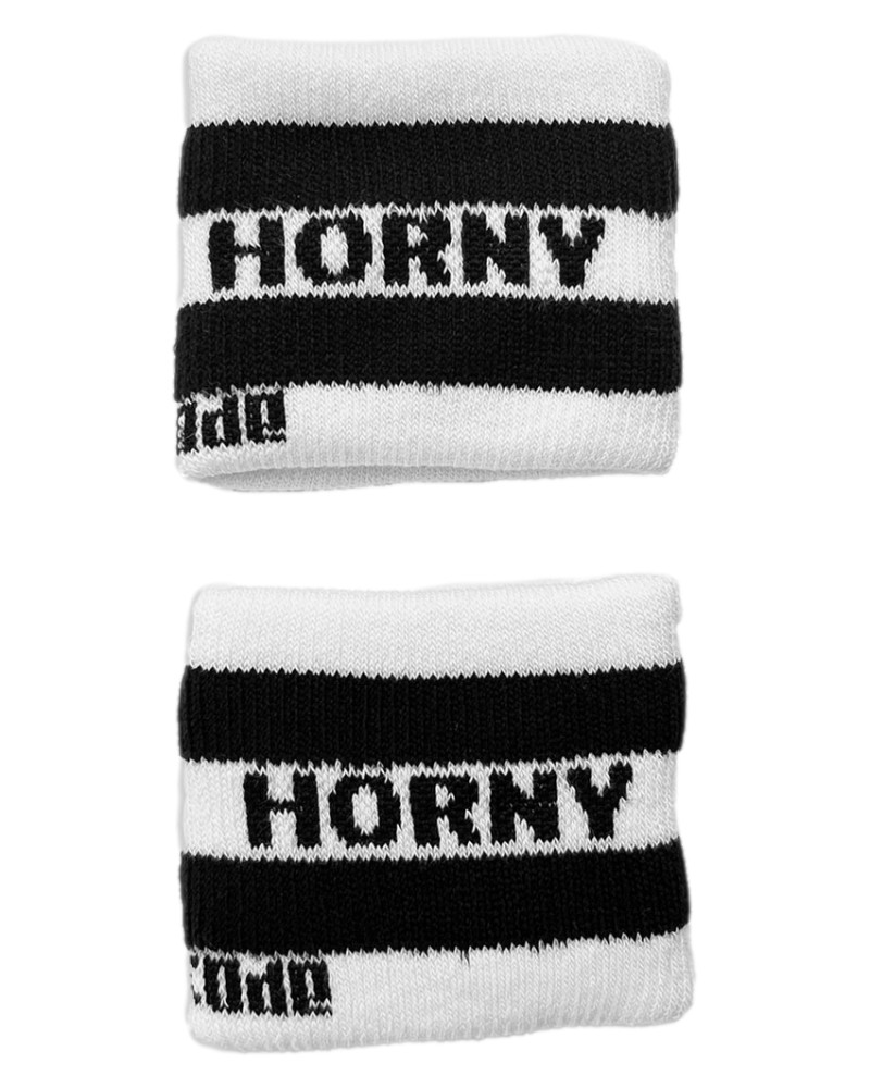 Bandeaux de poignets HORNY x2