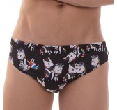 Slip de bain FETISH UNICORNS Noir