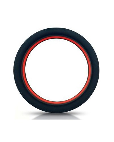 Cockring silicone Beast Rings 36mm Noir-Rouge