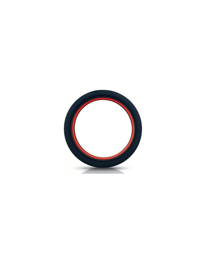 Cockring silicone Beast Rings 36mm Noir-Rouge