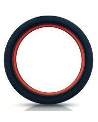 Cockring silicone Beast Ring 36mm Noir-Jaune