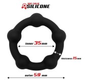 Cockring silicone Wake Up 35mm Noir Cockring silicone Wake Up 35mm Noir