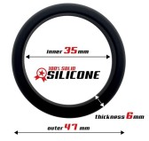 Cockring en silicone Beast Noir